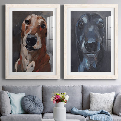 «Good Boy» IPémium, reproduction encadrée - prête à être accrochée