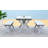 Marina 4 - Person Acacia Solid Wood Patio Dining Set Rectangular Table-38808256