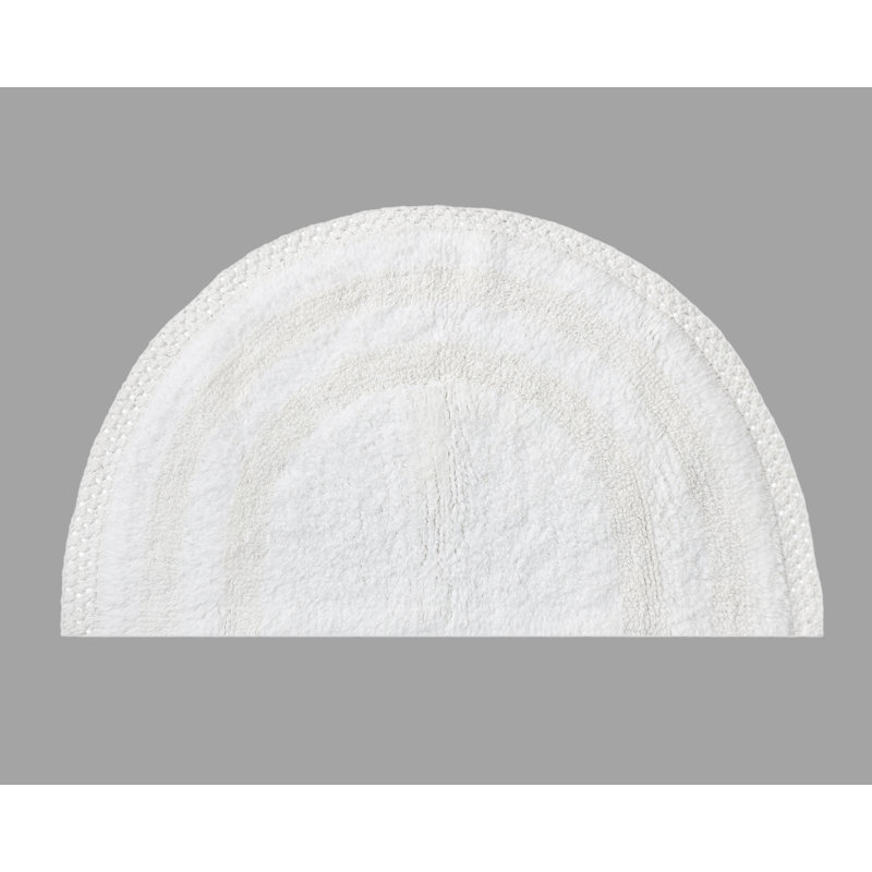 Tapis pour salle de bain Adiraica, Blanc