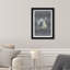 Midnight Flowers II Shadowbox Abstract Print by Oliver Gal, Black Frame, 10 x 15-1904178816-1904178823