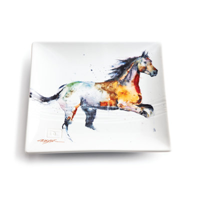 Trixie Running Horse 7" Appetizer Plate