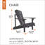 housse pour chaise de adirondack intense Donaldson
