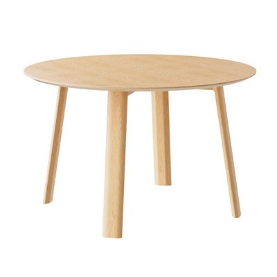 Round Wood Dining Table