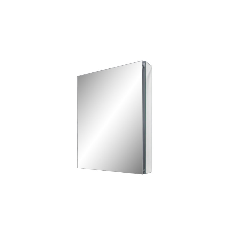Ensemble de meuble-lavabo simple 27 po avec miroir Gilberton, Gris