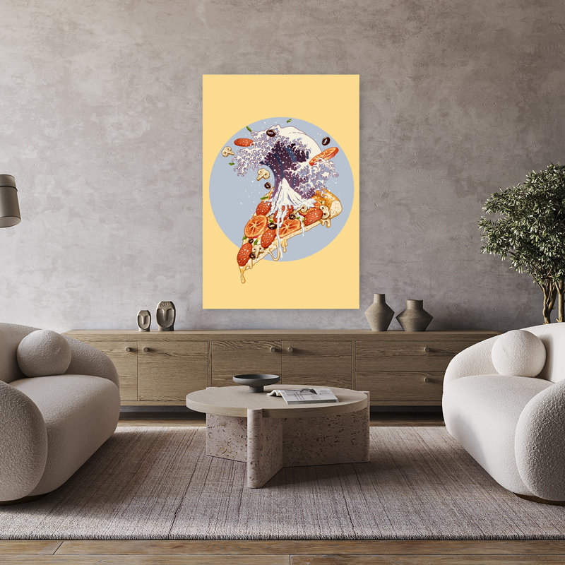 Art contemporain, art mural contemporain, H 48 po x l 32 po