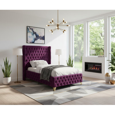 Dymonique Velvet Bed
