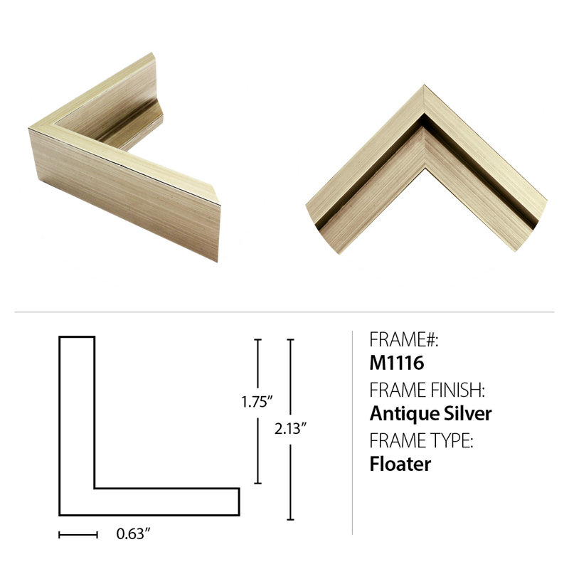 A Montana Sky - Cadre flottant, reproduction d'art sur toile