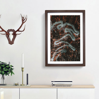 Maloja Pass in Switzerland - Picture Frame Painting Print