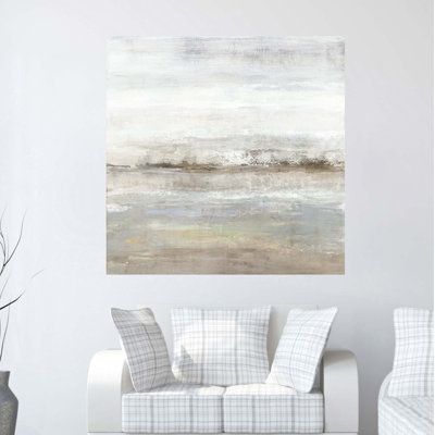 Beltre " White Abstract I " Painting Print