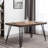 Dorann Pine Metal Base Dining Table