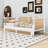 Wood Daybed with Rattan Headboard and Trundle-212739878-212739879