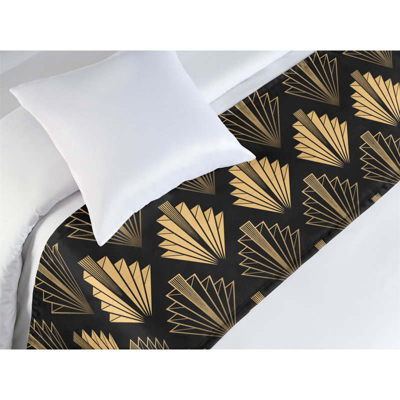 Foulard de lit Ambesonne Art Deco, Lit simple