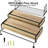 Floating Shelves Wall Mounted Set With Wire Basket And Towel Bar - 3+1 Tier Rustic Bathroom Shelves Over Toilet, Farmhouse Wall Shelf For Bathroom, Kitchen, Bedroom-2063261941