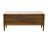 Accent Bench with Storage and Upholstered Cushion