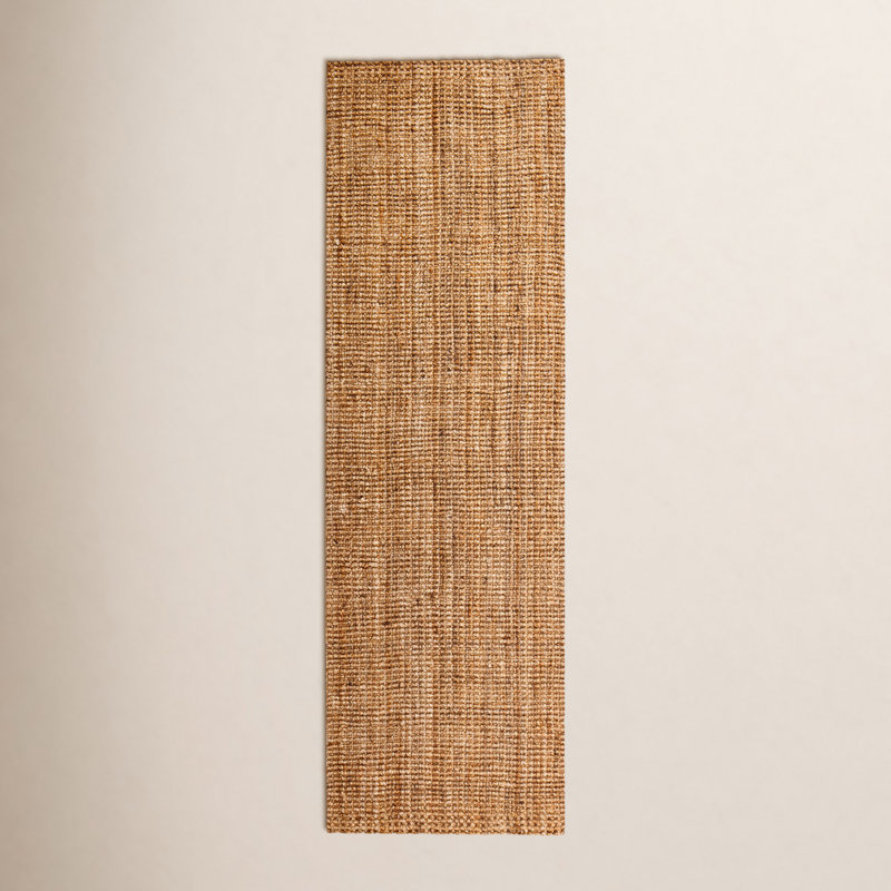 Asta Hand Loomed Jute/Sisal Area Rug, Runner 2'6" x 8'