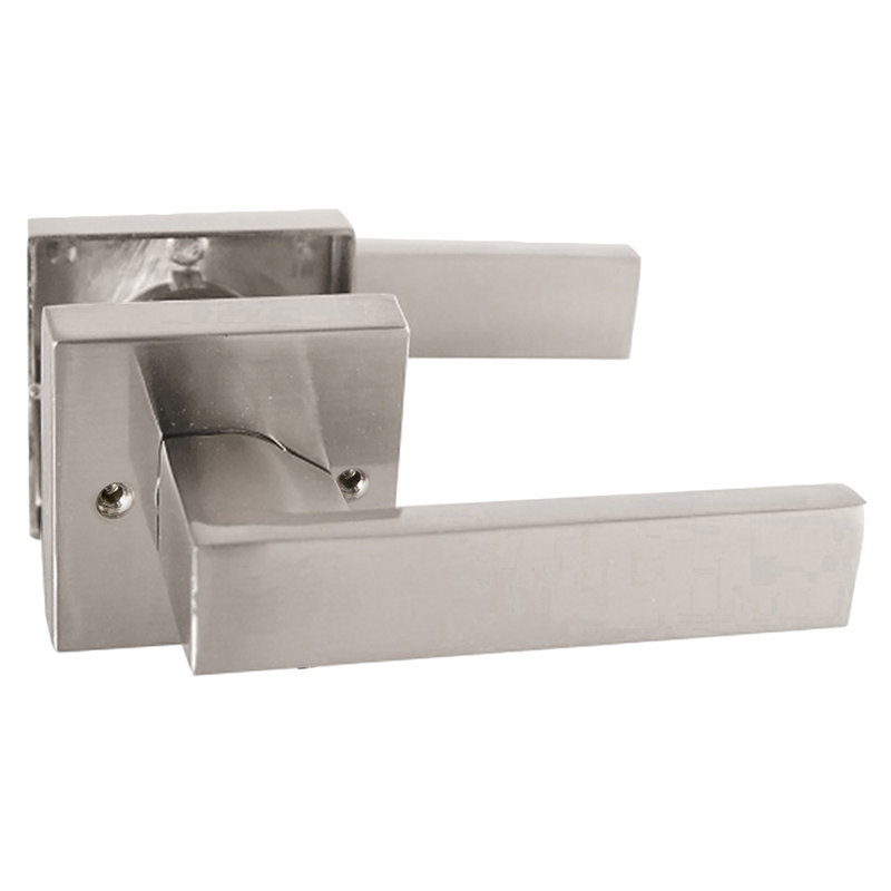 Karsen Passage Reversible Door Lever, Satin Nickel