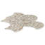 Reef 5" Fish Scale Polished Pearl Terrazzo Mosaic Tile-1949680258