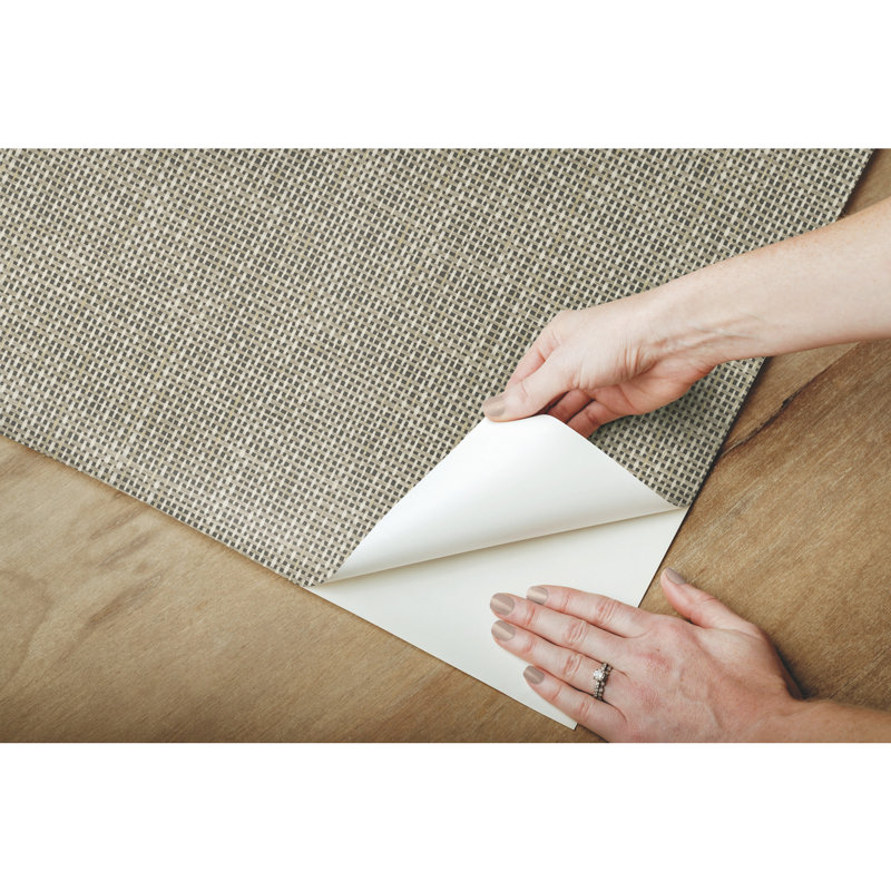 Papier peint à rayures Reed, Brun