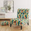 Fauteuil de chambre en velours de 21 po de largeur
