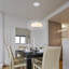 Lustre moderne 3 lumières blanc