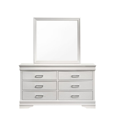 Commode moderne à 6 tiroirs en bois