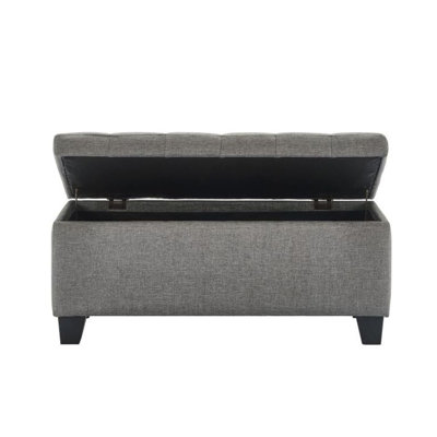 Anastasia Fabric Storage Bench