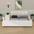 Upholstered Grounded Bed, Child Bed With Bedside Desk And Little Round Stool-1669820254-1669820252