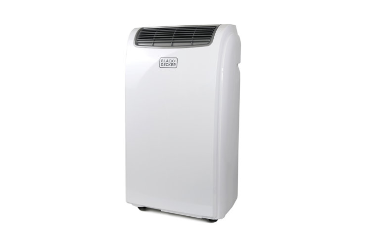 white portable air conditioner