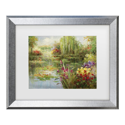 Art encadré par Victor Giton «Water Lilies»