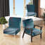 Vibrant Curve Design Ii - Chaise d'appoint rembourrée et fauteuil moderne