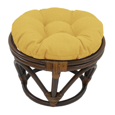 Indoor/Outdoor Ottoman Cushion by Bay Isle Home