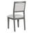 6-Piece Retro Dining Set, 1 Rectangular Table with 4 Upholstered Chairs and 1 Bench-1639635395