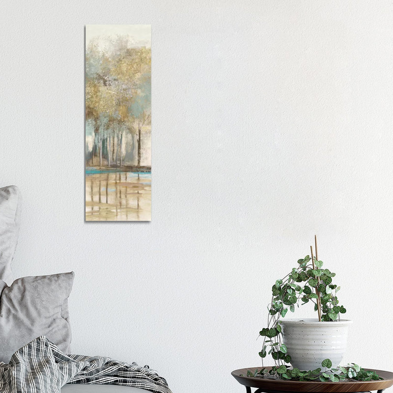 Woodlot II by Allison Pearce - Wrapped Canvas Panoramic Painting, 30.48 cm H x 91.44 cm W x 1.91 cm D
