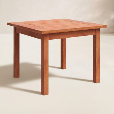 Rafael Square Eucalyptus Outdoor Side Table , 23.5'' in. W 23.5'' in. D