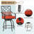 Jayc 24â?? Patio Bar Stool with Cushion