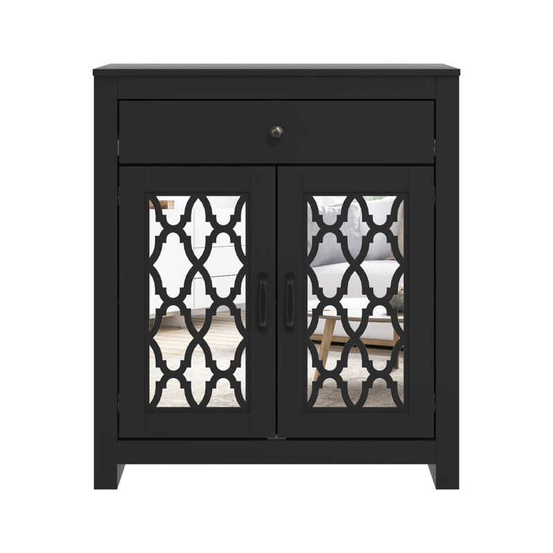 Ensemble de 2 armoires d'appoint Chessani, Noir