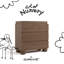 Commode 3 tiroirs avec plateau à langer Sorrento-132983320