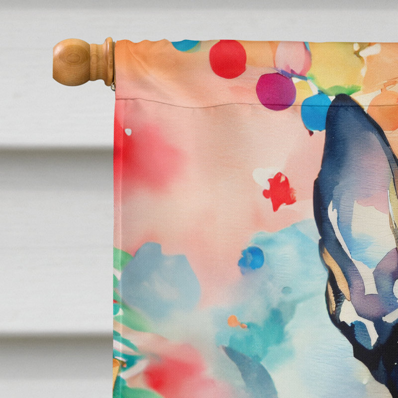 Double Sided Polyester Christmas, 40" H x 28" W
