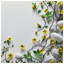 Couvre-lit matelassé fleurs jaunes sur roches -126079508
