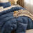 Bedsure Boho Duvet Cover twin Size - Navy Breathable & Soft Boho Bedding, Machine Washable Comforter Cover for All Seasons, Includes 1 Duvet Cover 68"x90" with 1 Pillow Shams & Zipper Closure-128840084-128840085