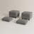 Two Modular Sofa Ottomans With Storage-118488153