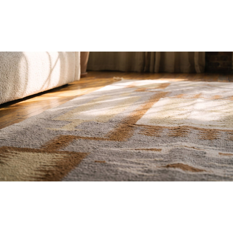Flatweave Wool Geometric Area Rug