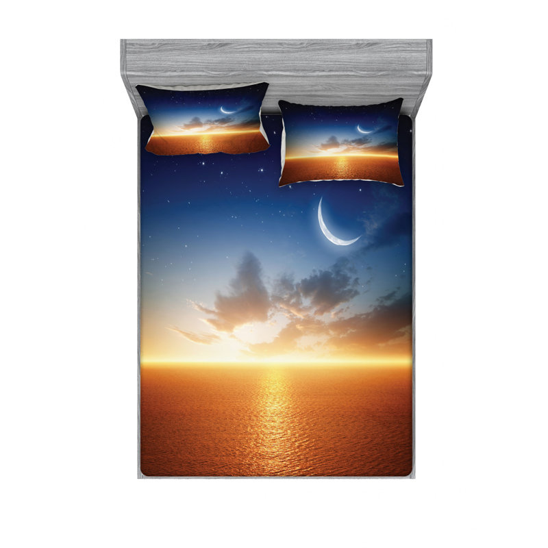 Microfiber Sheet Set, Full Sheet Set with Fitted Sheet