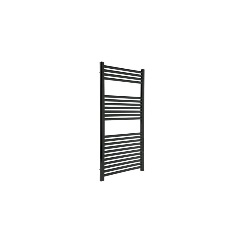 Denby Wall Mount Electric Towel Warmer, Black, 44" H x 24" W x 5.19" D