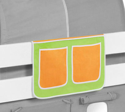 Basic Bunk Bed Accessory, Green/Orange