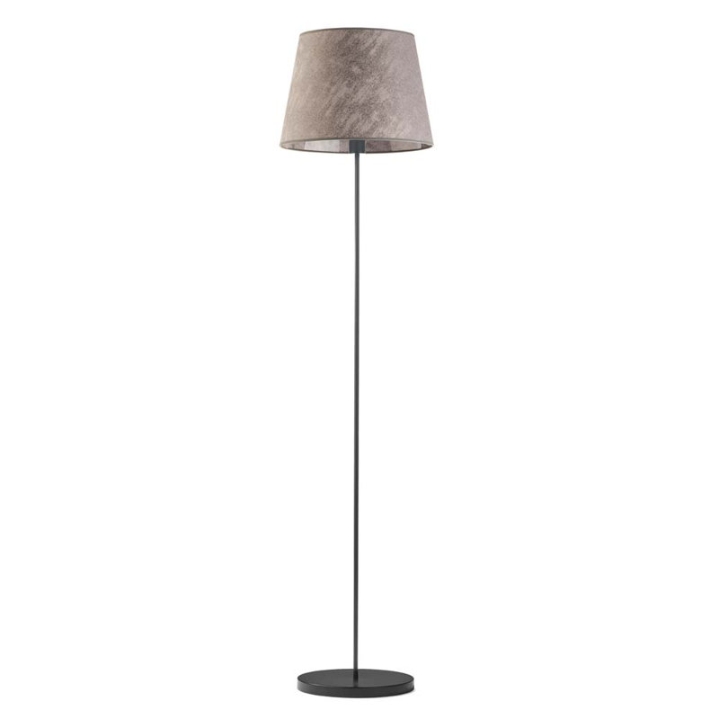 Artimus 162.5cm Traditional Floor Lamp, Grey Melange, Black
