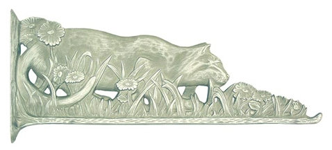 Cat Nature Hook Wall Decor, Oil Rubbed Bronze