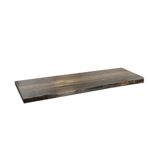 48 In. x 16 In. X 1.25 In. Live Edge Solid Console Table Wood Top