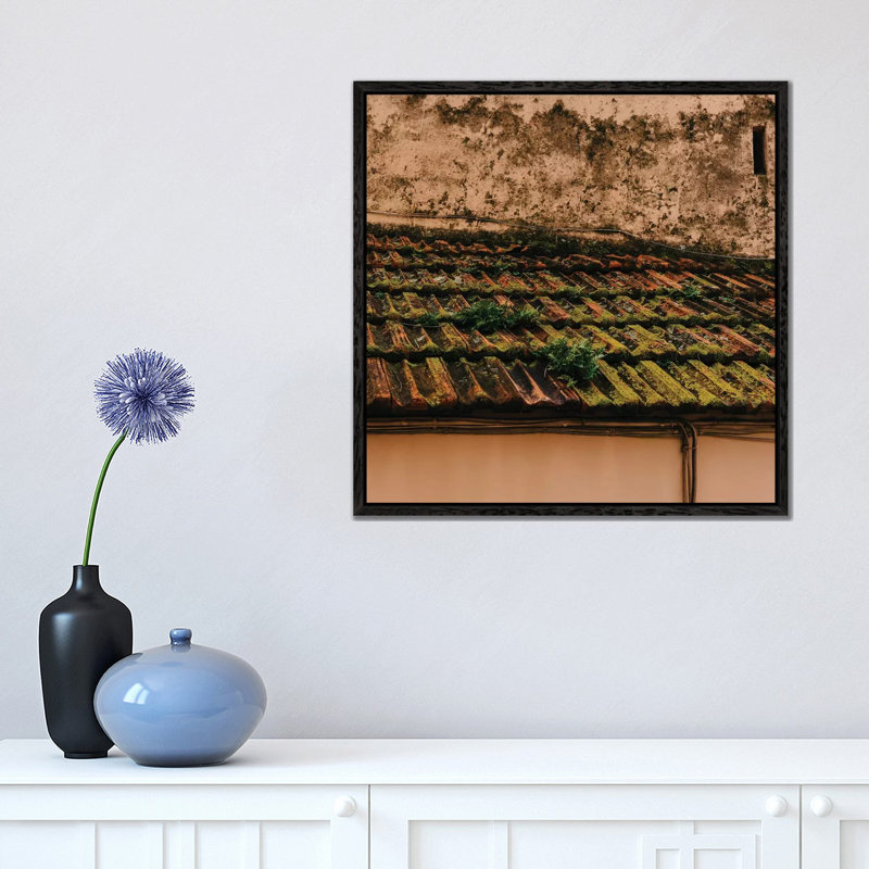 Positano VI by Bethany Young - Print on Canvas, 45.72cm H x 45.72cm W x 3.81cm D, Black Framed
