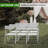 Openwork Pattern Plastic Folding Chairs-1310693644